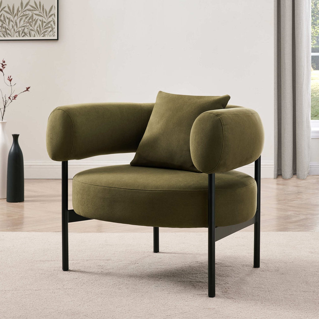Sabrina Accent Chair - Olive