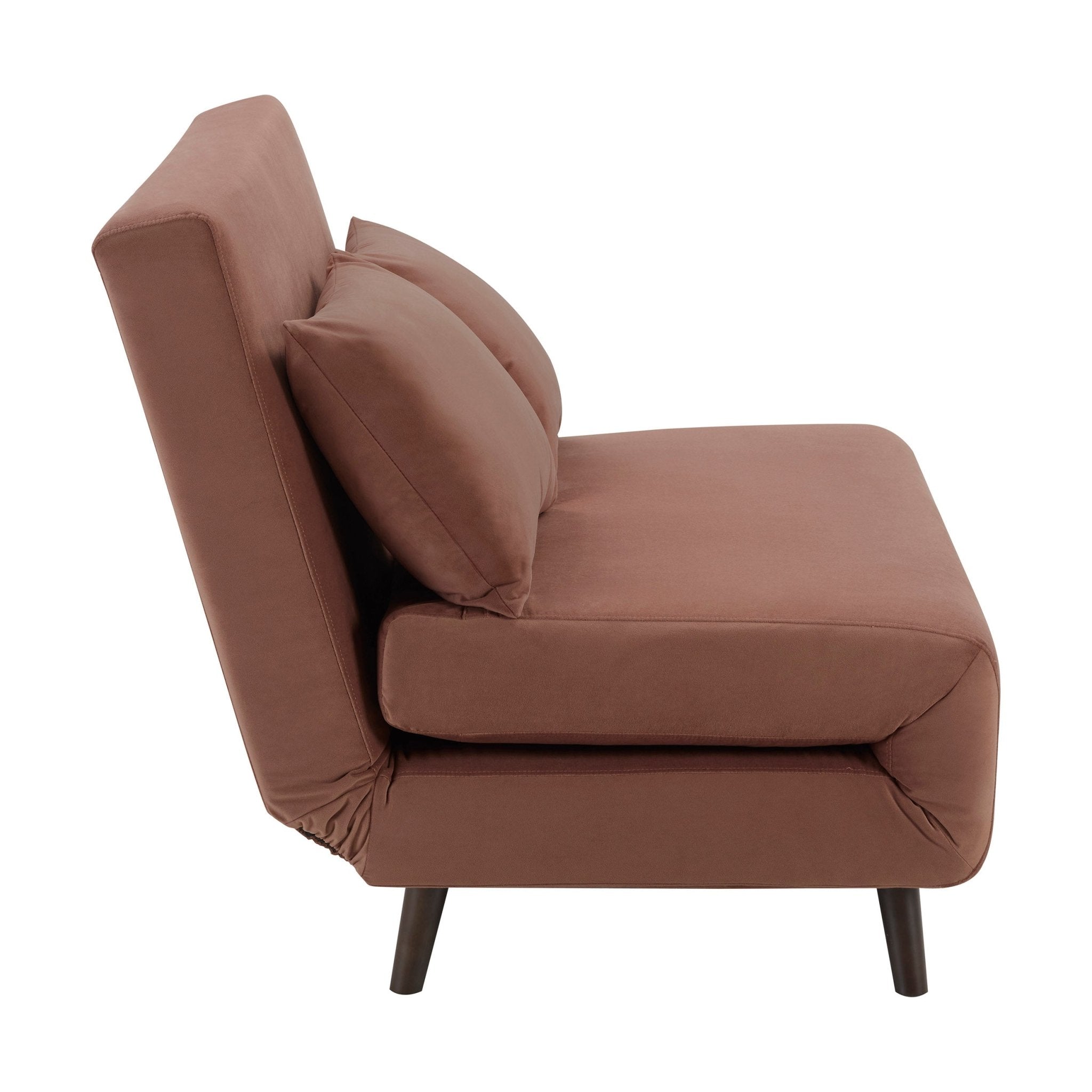 Seattle Double Click Clack Sofa Bed - Mauve