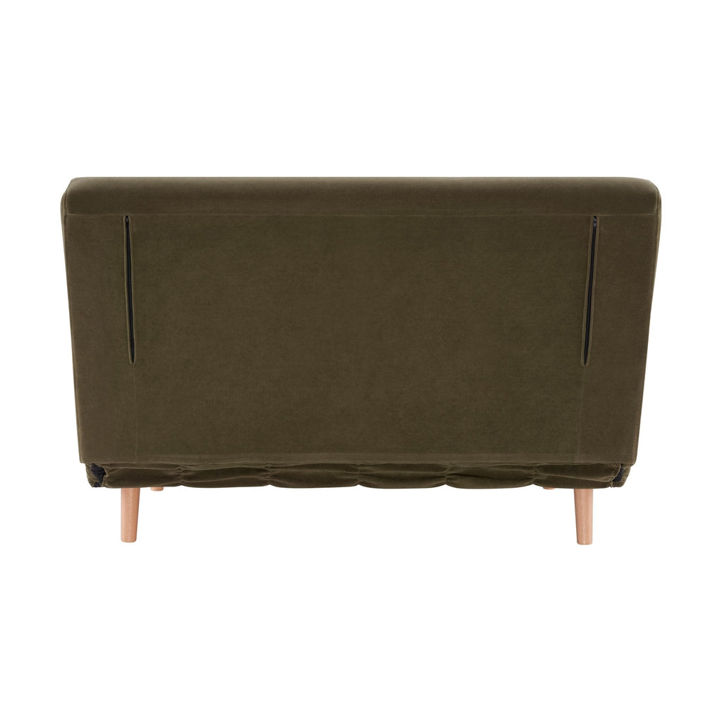 Seattle Double Click Clack Sofa Bed - Olive Green