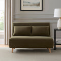 Seattle Double Click Clack Sofa Bed - Olive Green