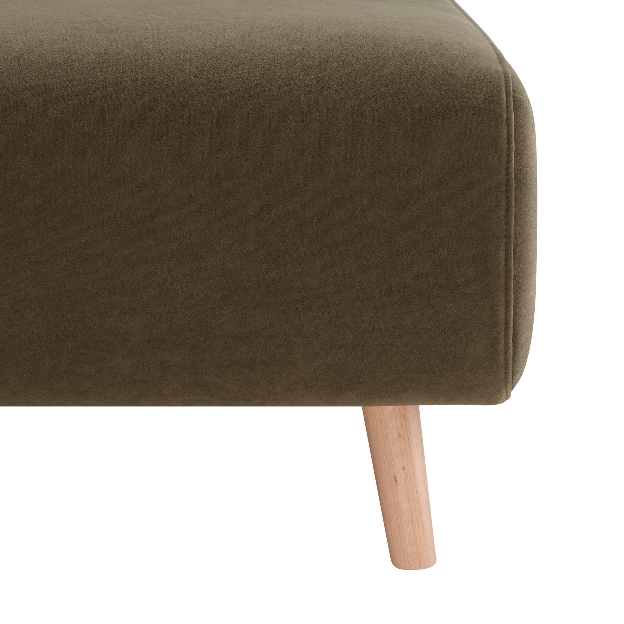Seattle Double Click Clack Sofa Bed - Olive Green