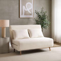 Seattle Double Click Clack Sofa Bed - Teddy Cream