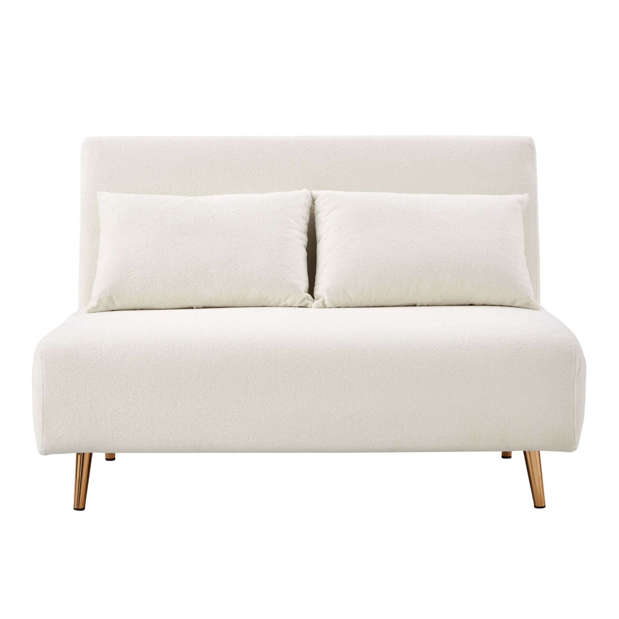 Seattle Double Click Clack Sofa Bed - Teddy Cream