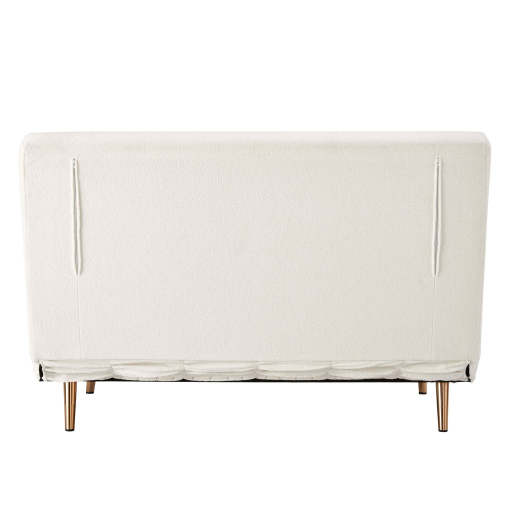 Seattle Double Click Clack Sofa Bed - Teddy Cream