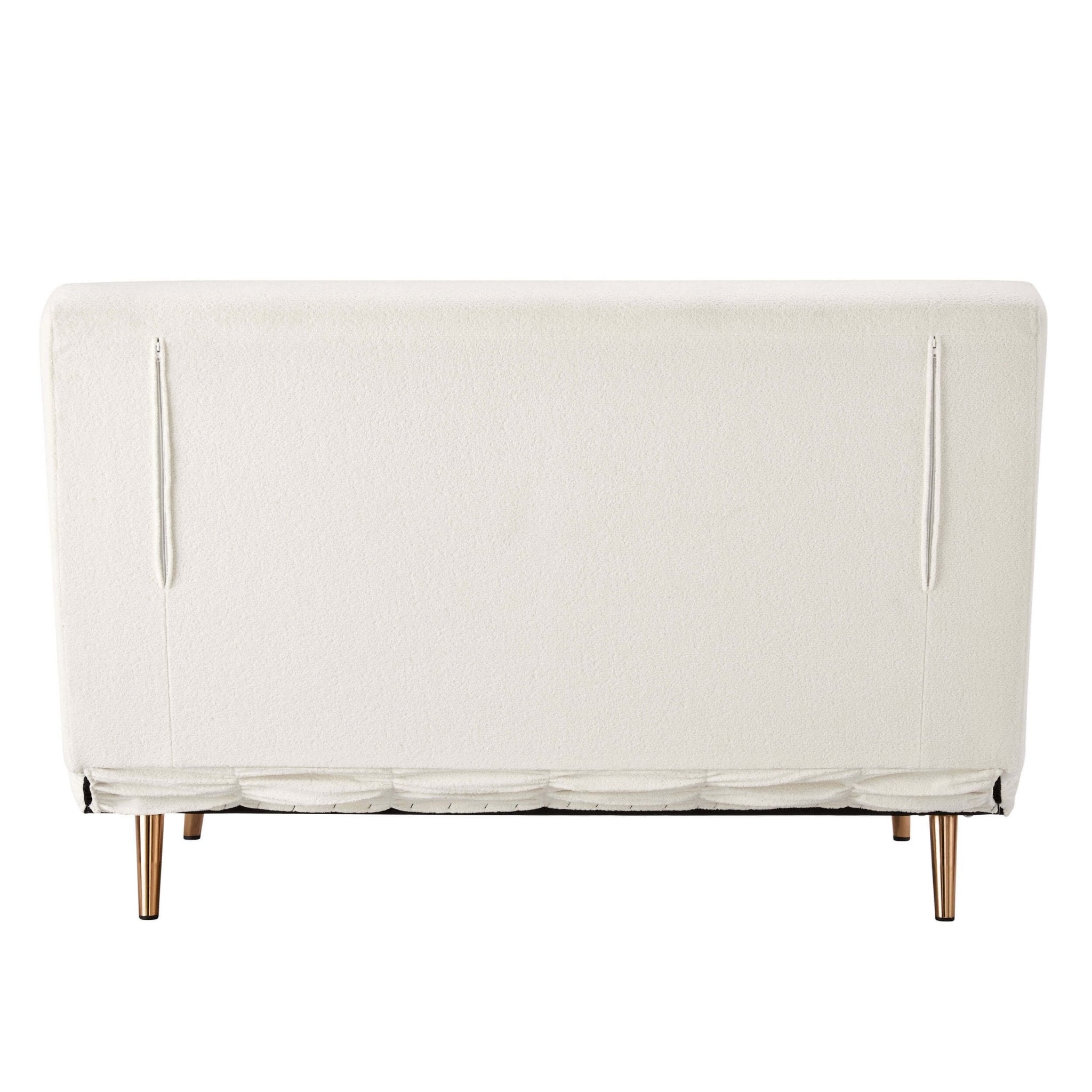 Seattle Double Click Clack Sofa Bed - Teddy Cream