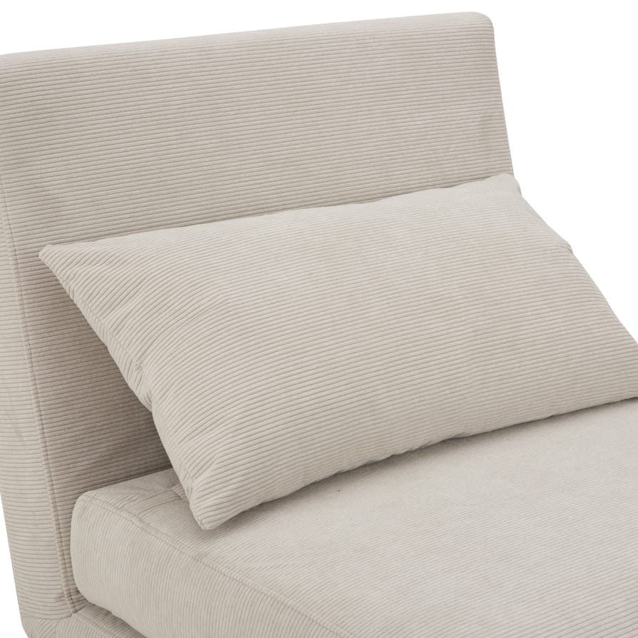 Seattle Single Click Clack Sofa Bed - Corduroy - Pebble