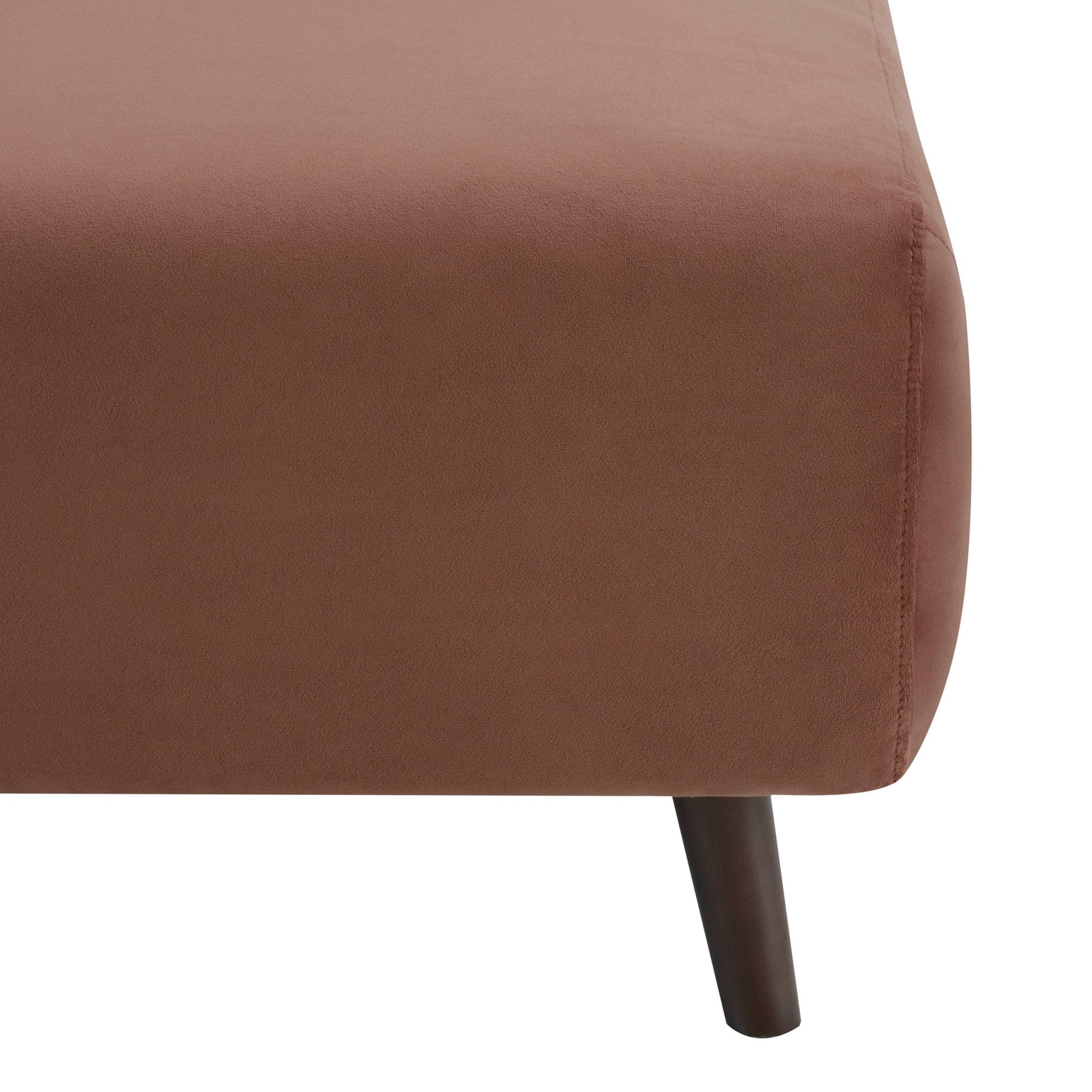 Seattle Single Click Clack Sofa Bed - Mauve