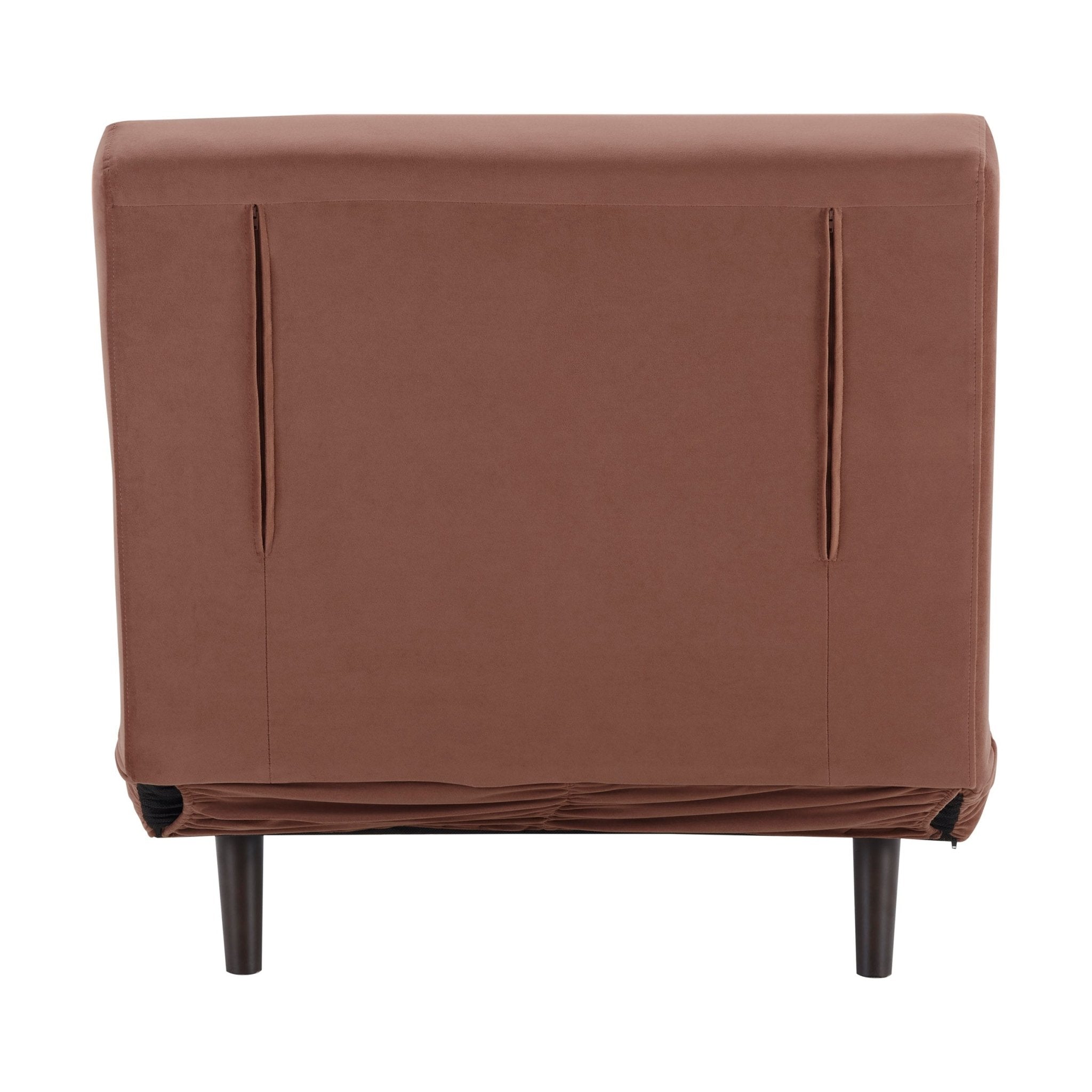 Seattle Single Click Clack Sofa Bed - Mauve