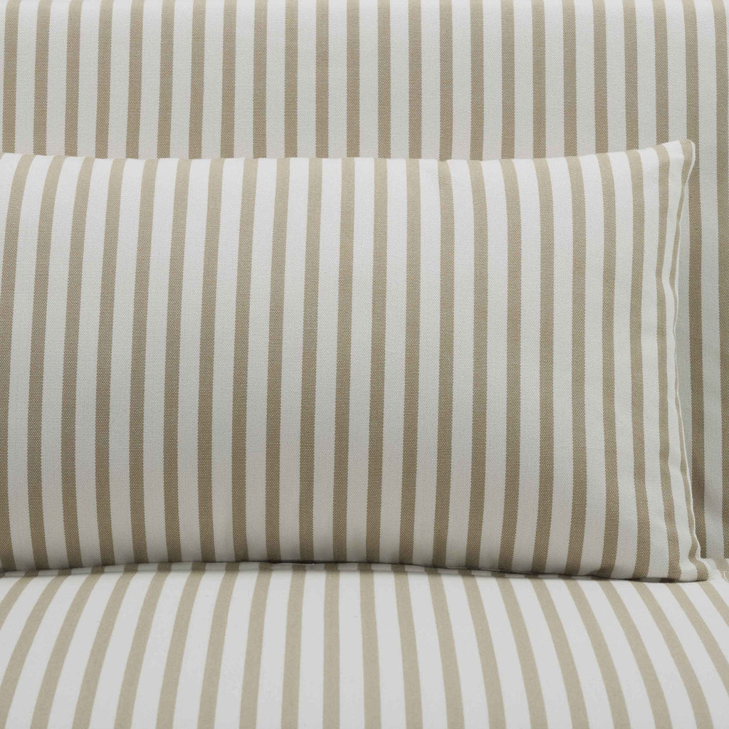 Seattle Single Click Clack Sofa Bed - Sand Stripe