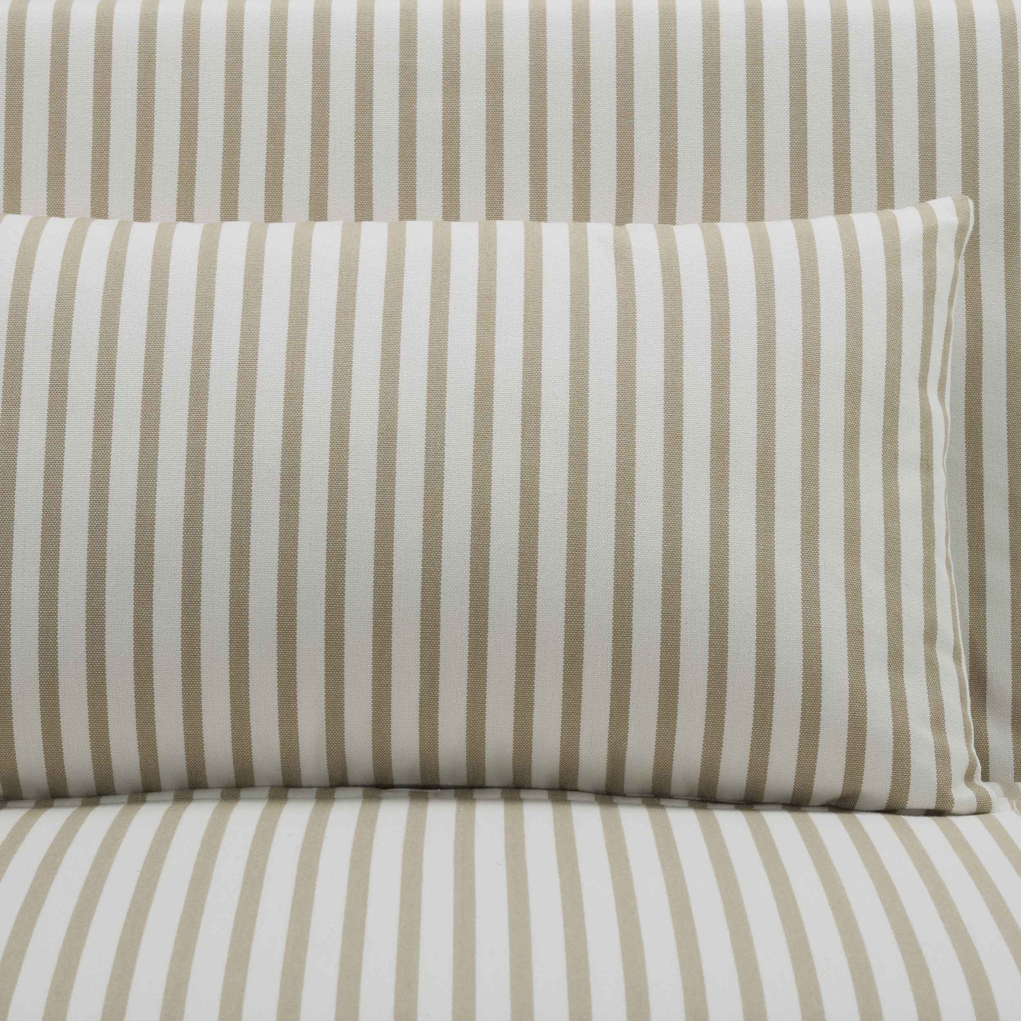 Seattle Single Click Clack Sofa Bed - Sand Stripe