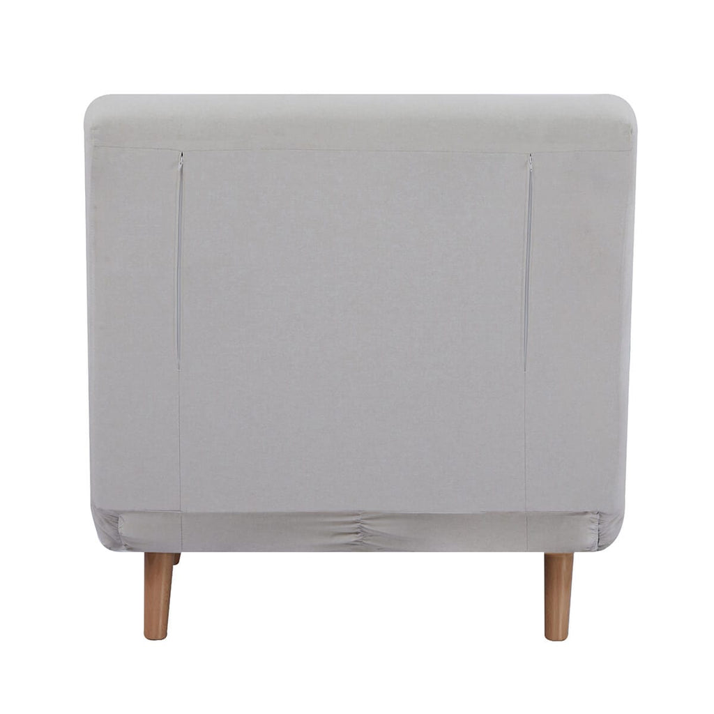 Seattle Single Click Clack Sofa Bed - Warm Natural