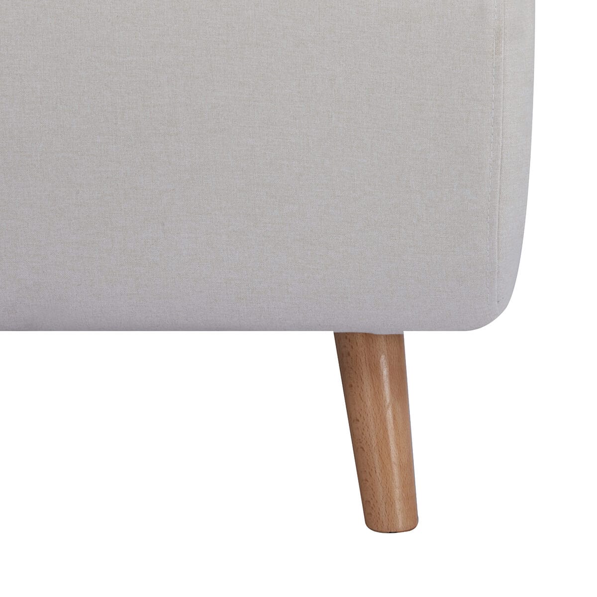 Seattle Single Click Clack Sofa Bed - Warm Natural