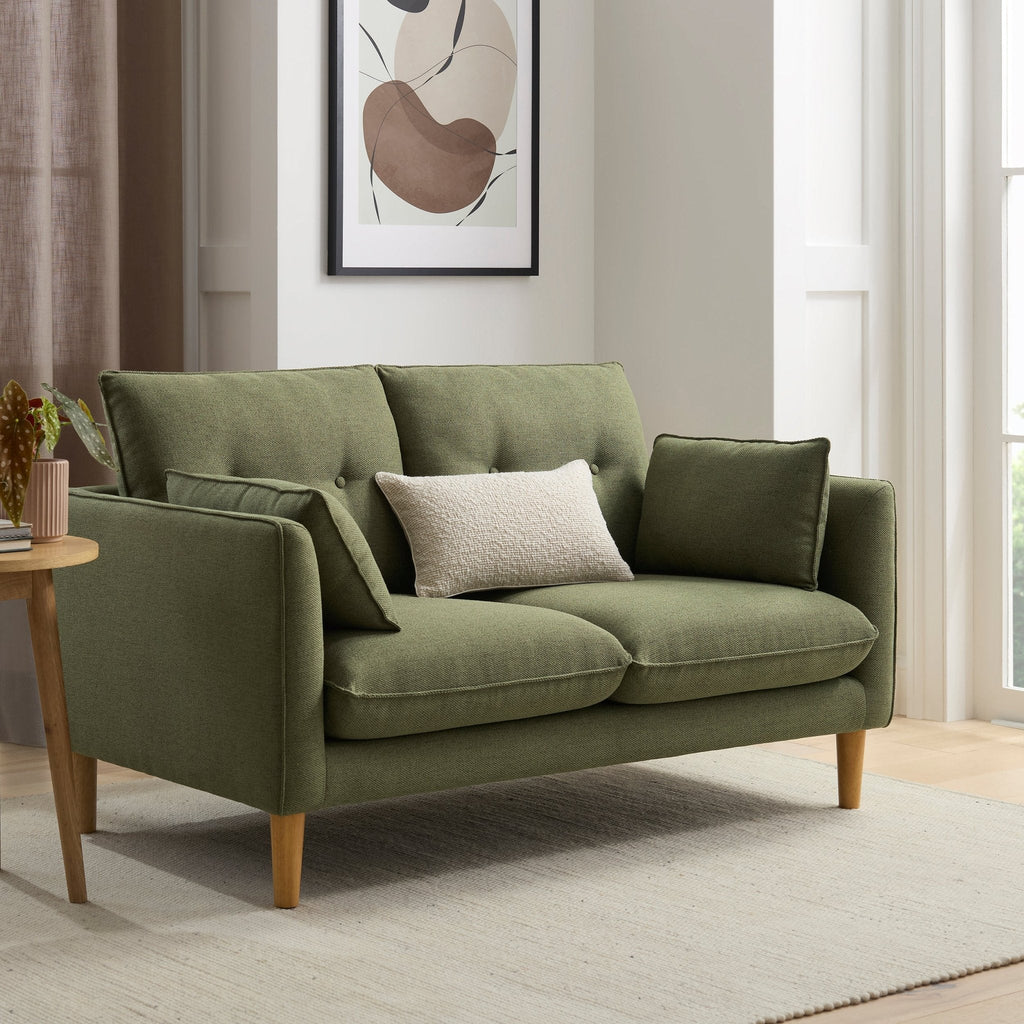 Shoreditch 2 Seater Sofa - Woven Green