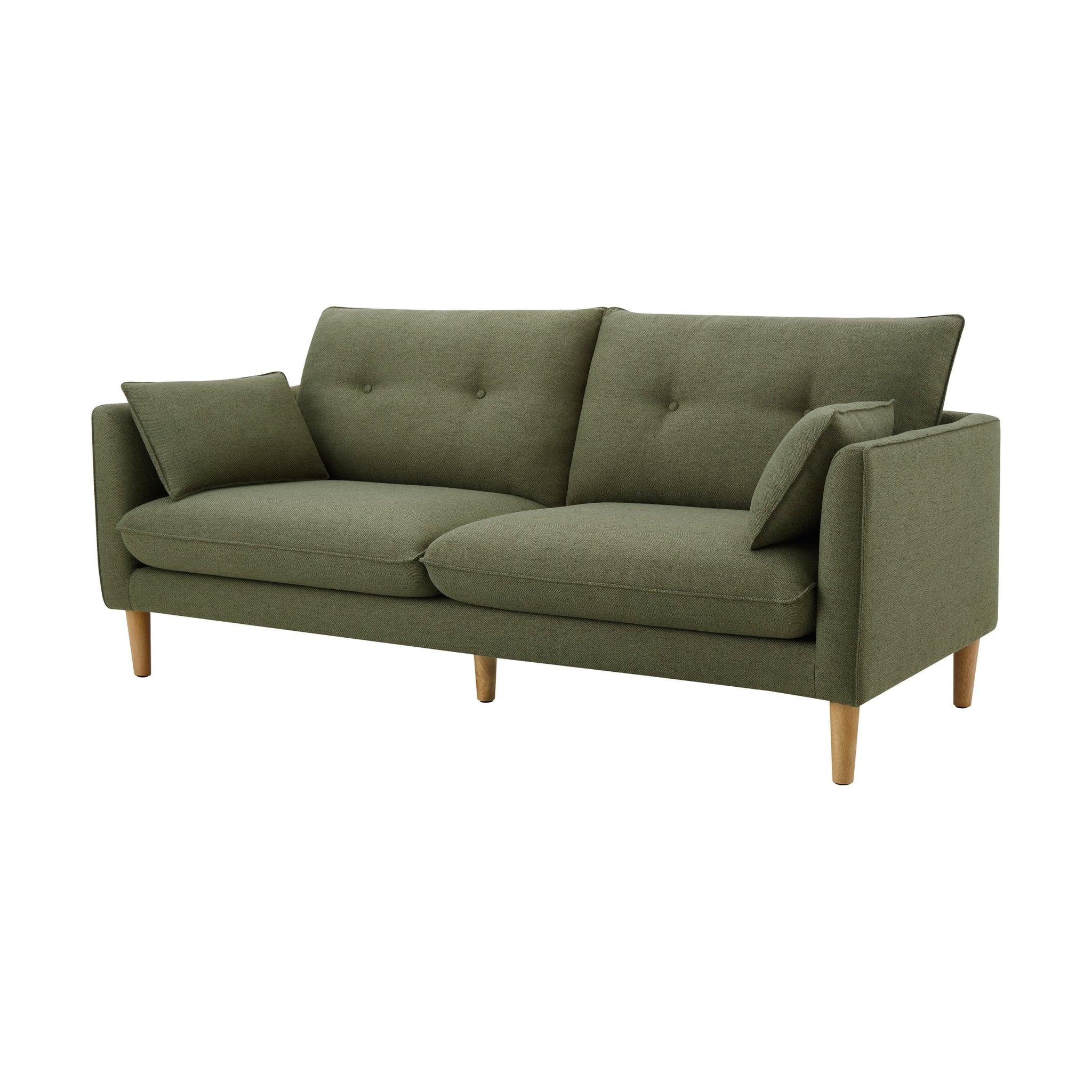 Shoreditch 3 Seater Sofa - Woven Green
