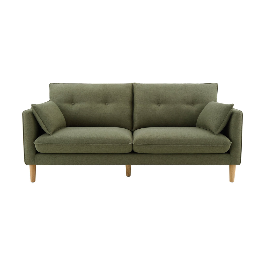 Shoreditch 3 Seater Sofa - Woven Green