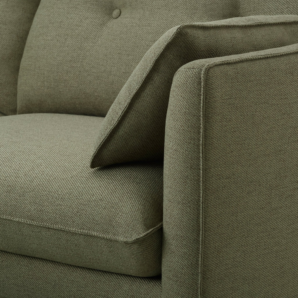 Shoreditch 3 Seater Sofa - Woven Green