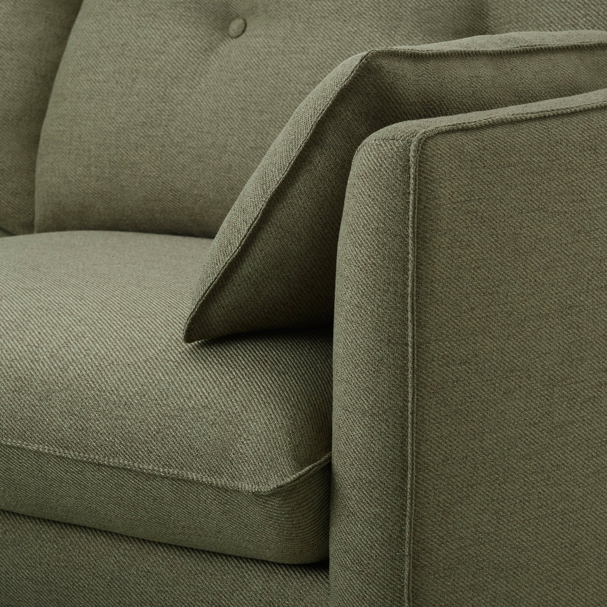 Shoreditch 3 Seater Sofa - Woven Green