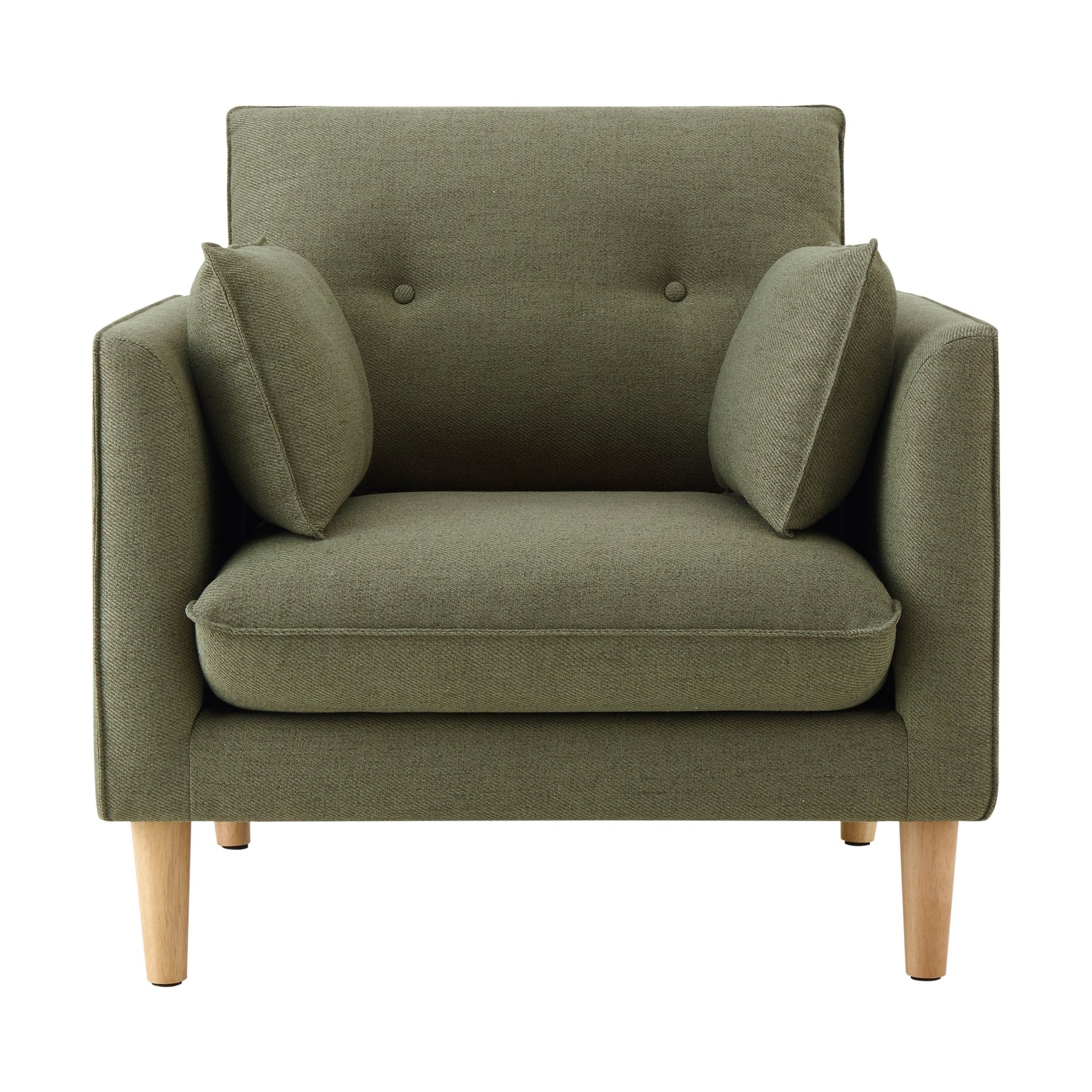 Shoreditch Armchair - Woven Green