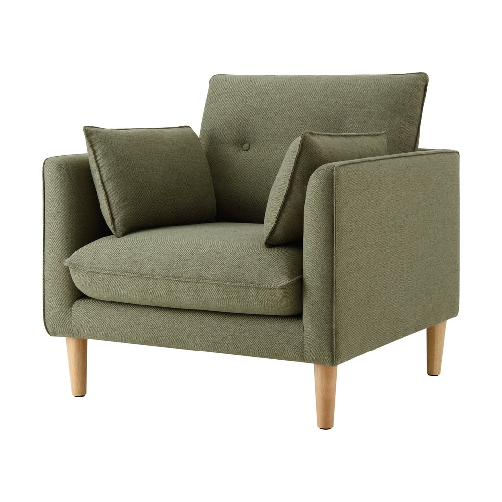 Shoreditch Armchair - Woven Green