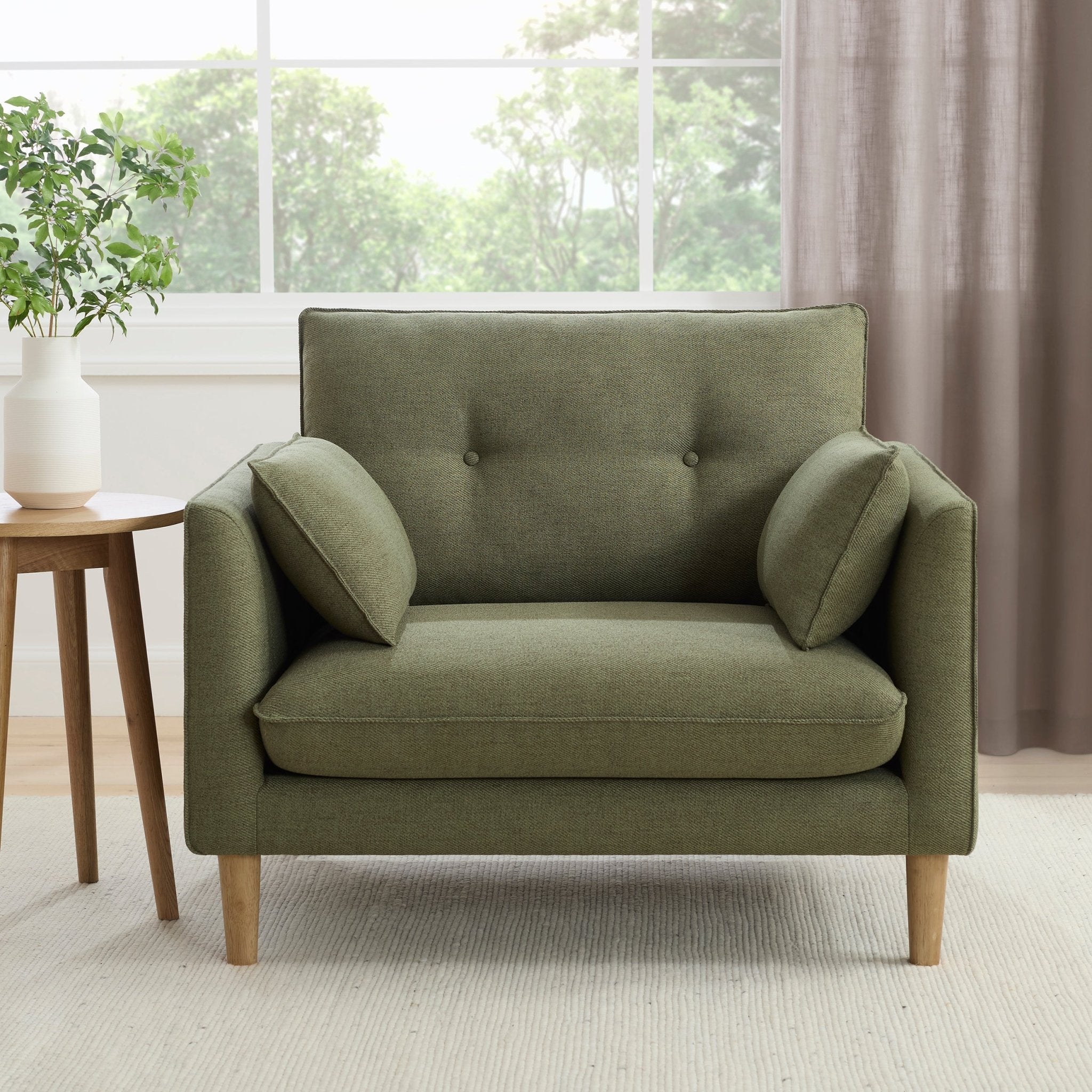Shoreditch Loveseat - Woven Green