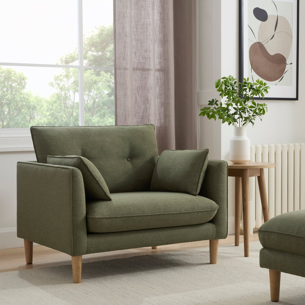 Shoreditch Loveseat - Woven Green