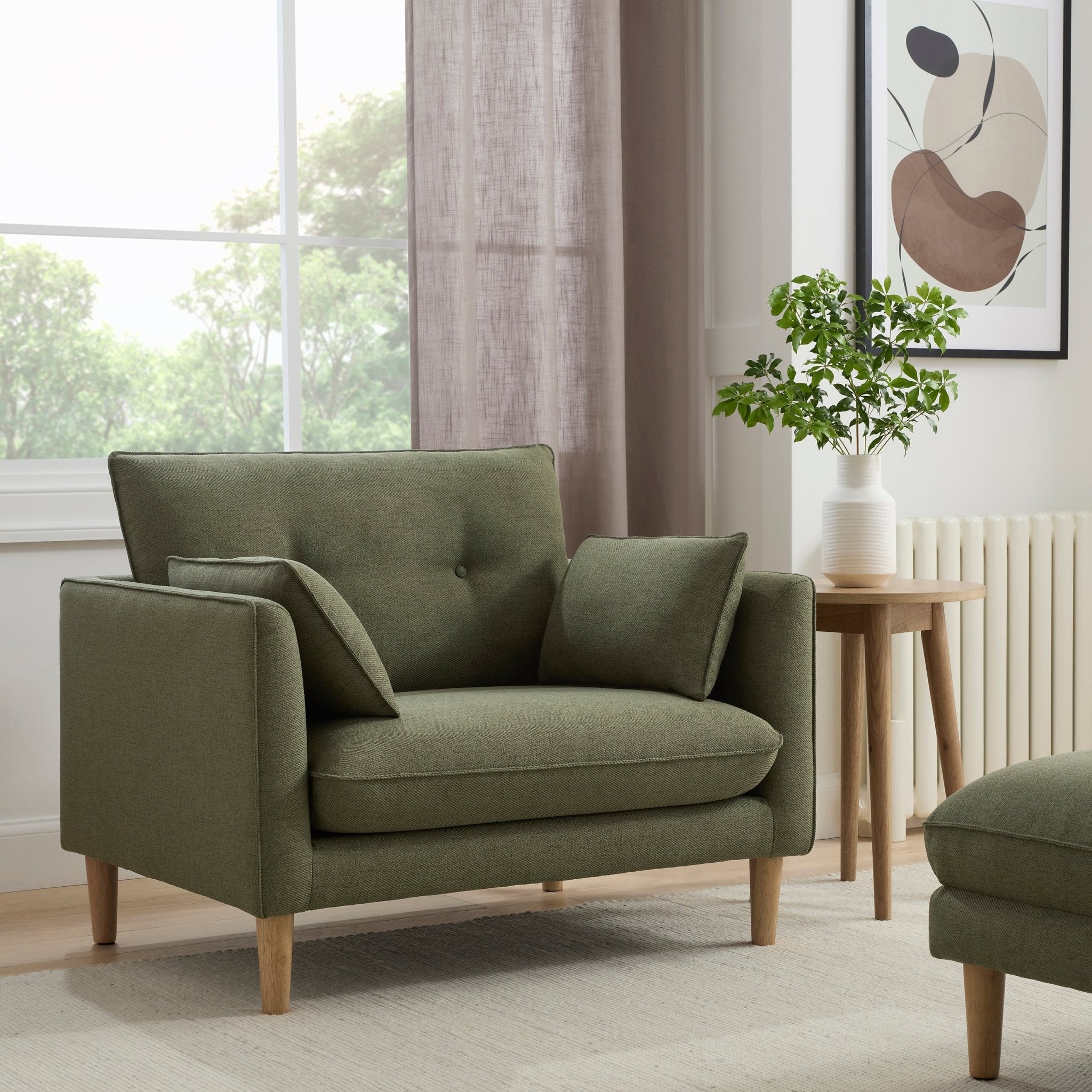 Shoreditch Loveseat - Woven Green