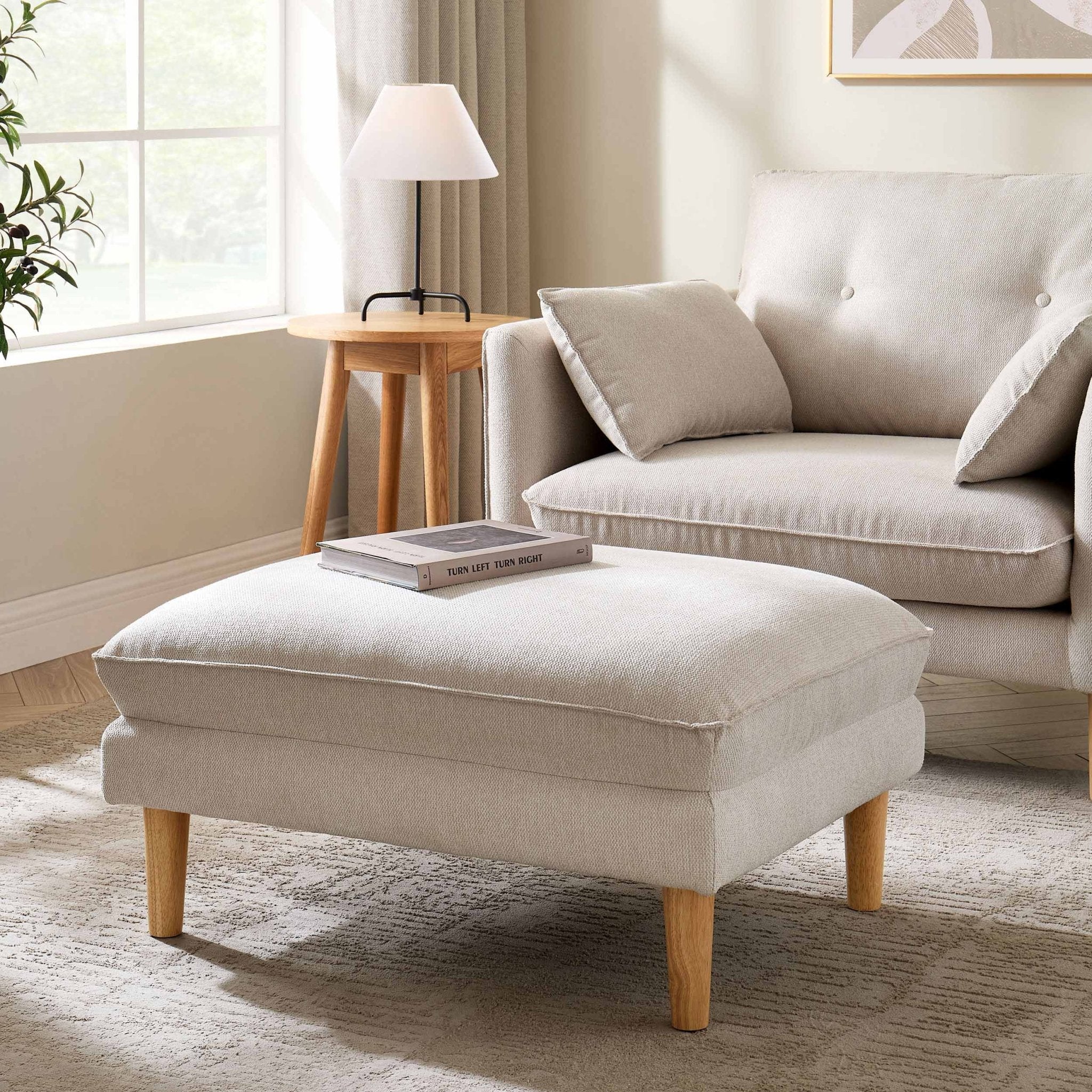 Shoreditch Pouffe - Natural