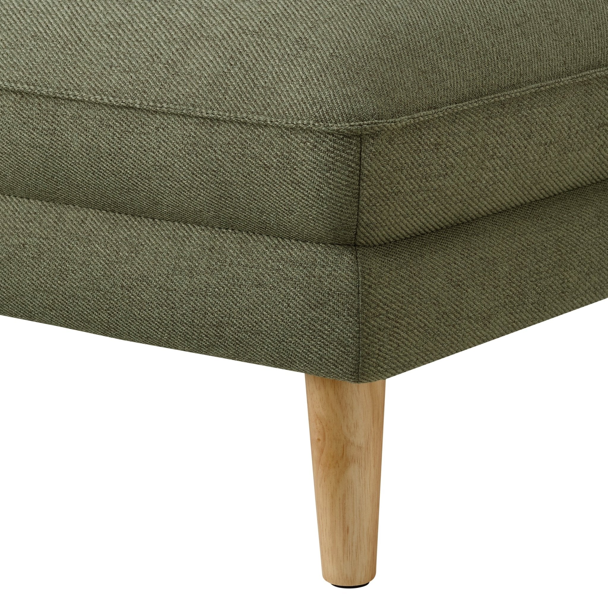 Shoreditch Pouffe - Woven Green