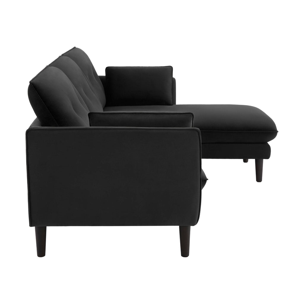Shoreditch Right Hand Chaise Sofa - Ink