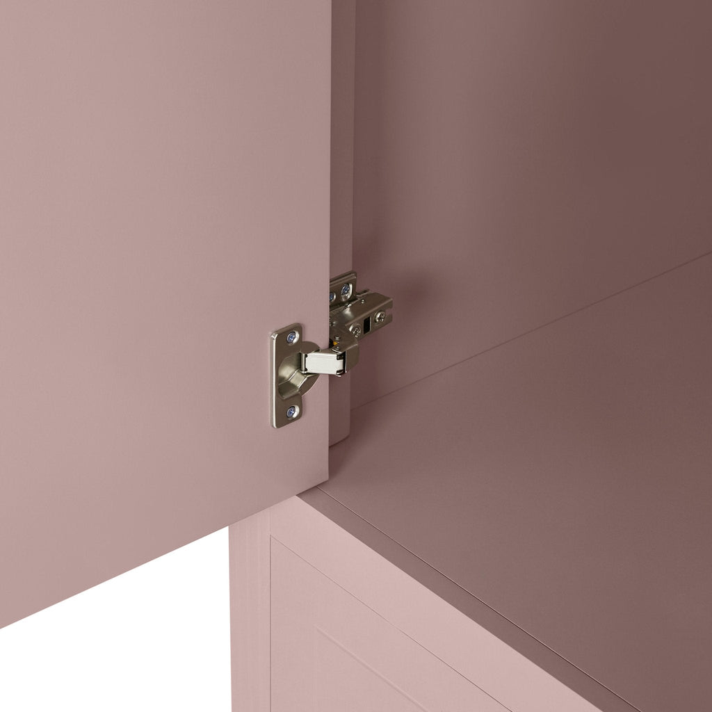 Sienna 2 Door Wardrobe with Drawer - Dusty Mauve