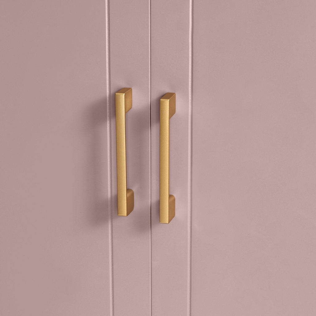 Sienna 2 Door Wardrobe with Drawer - Dusty Mauve