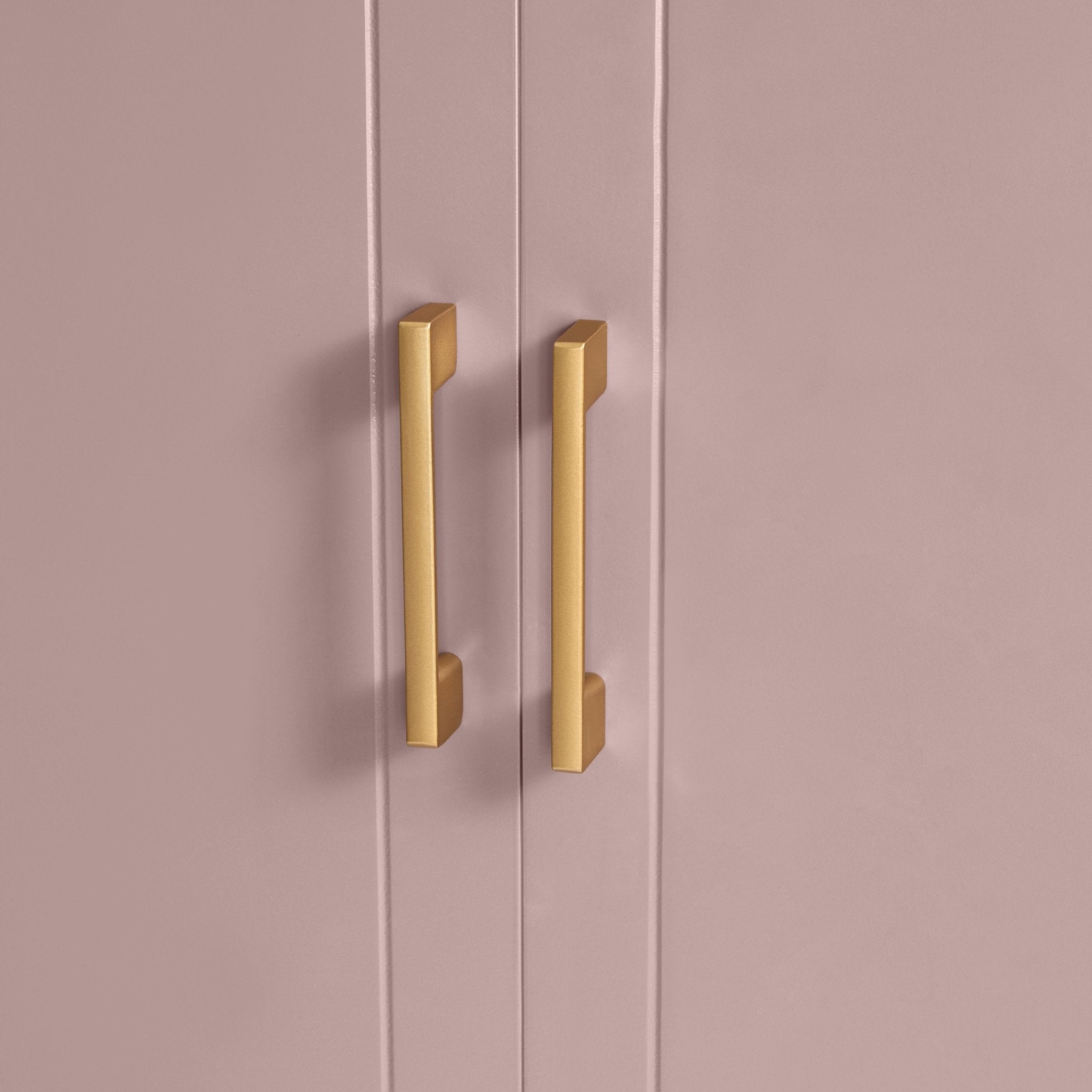 Sienna 2 Door Wardrobe with Drawer - Dusty Mauve