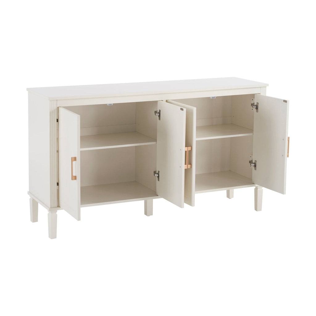 Sienna 4 Door Sideboard - Natural