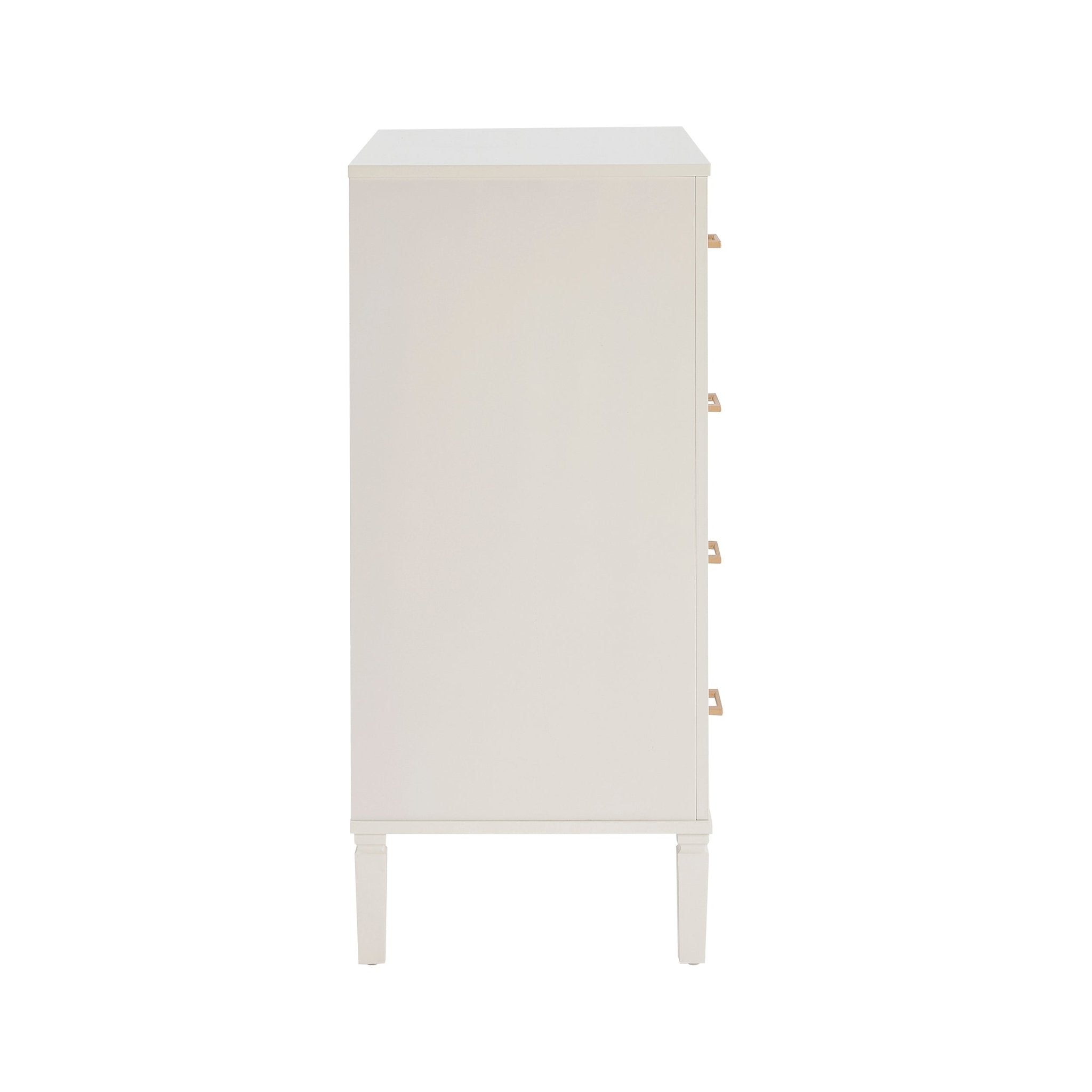 Sienna 5 Drawer Chest - Cream