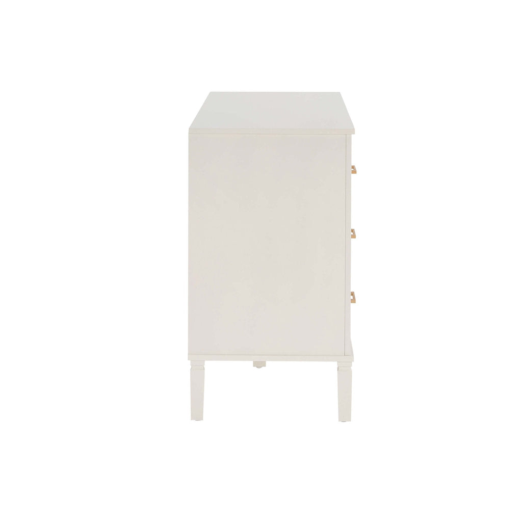 Sienna 6 Drawer Chest - Cream