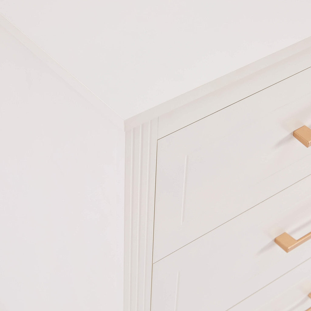 Sienna 6 Drawer Chest - Cream
