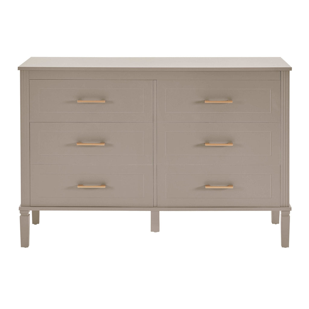 Sienna 6 Drawer Chest - Taupe