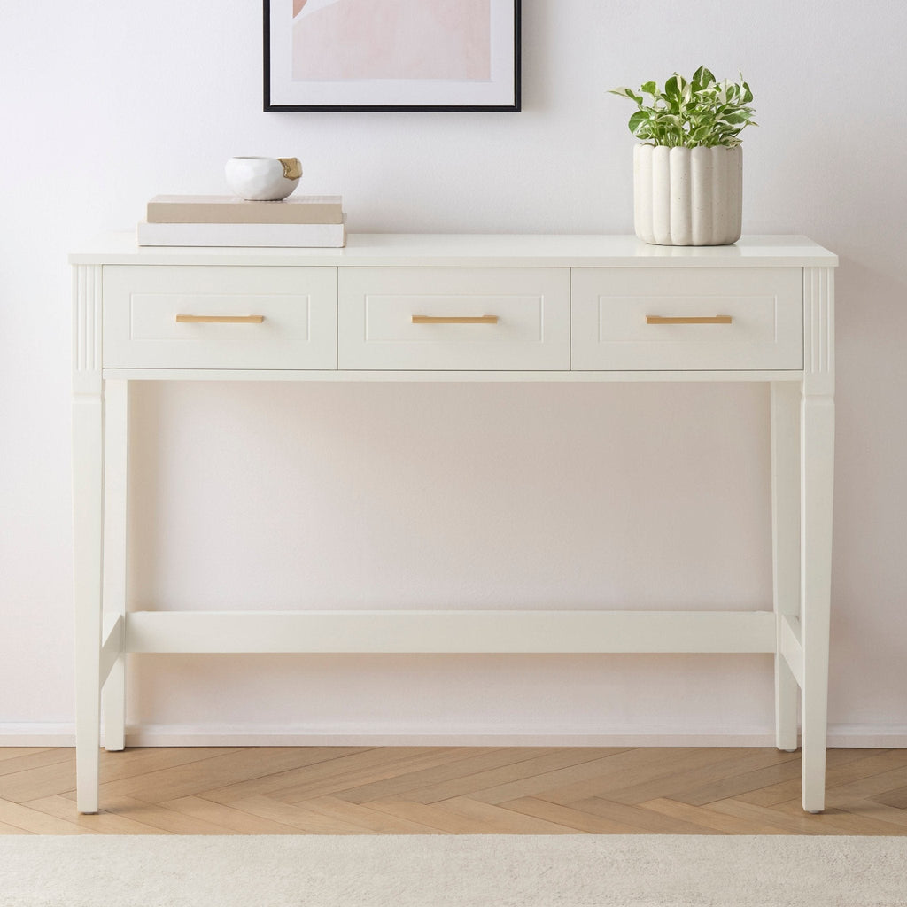 Sienna Dressing Table Console - Cream