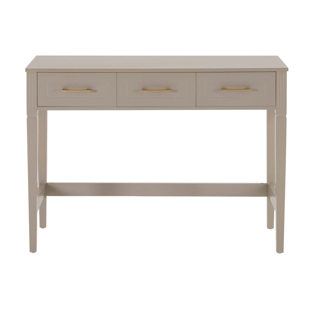 Sienna Dressing Table Console - Taupe