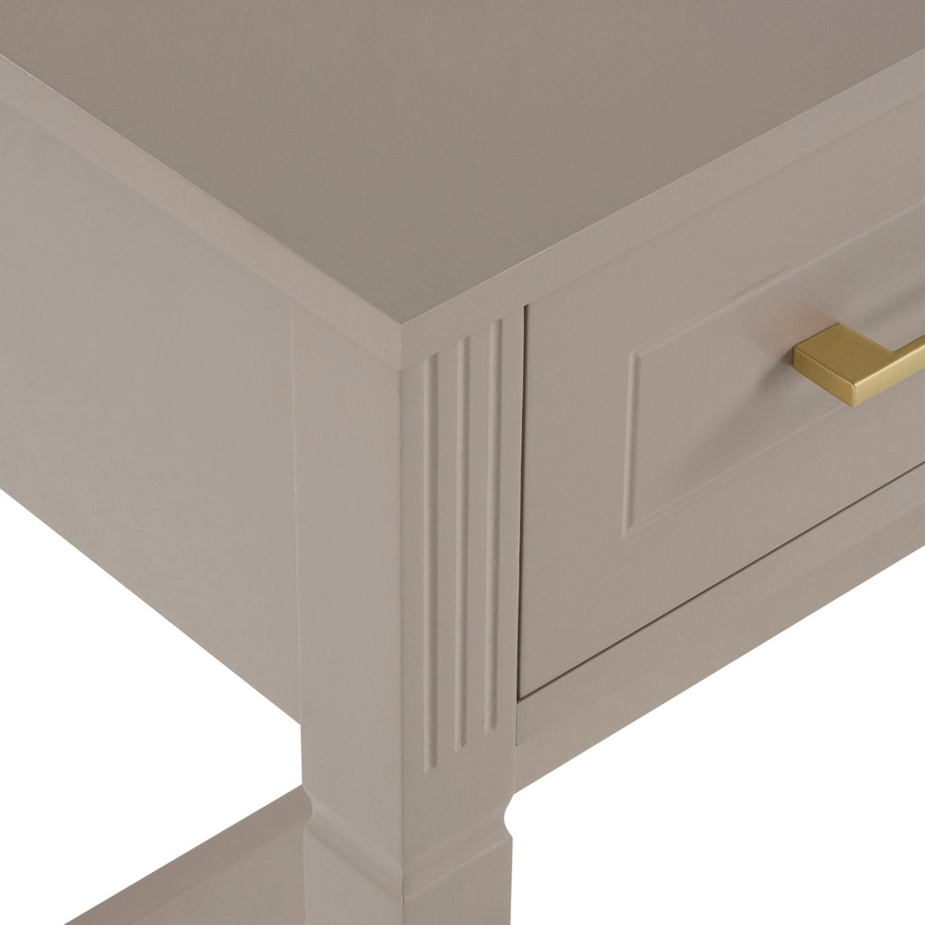Sienna Dressing Table Console - Taupe