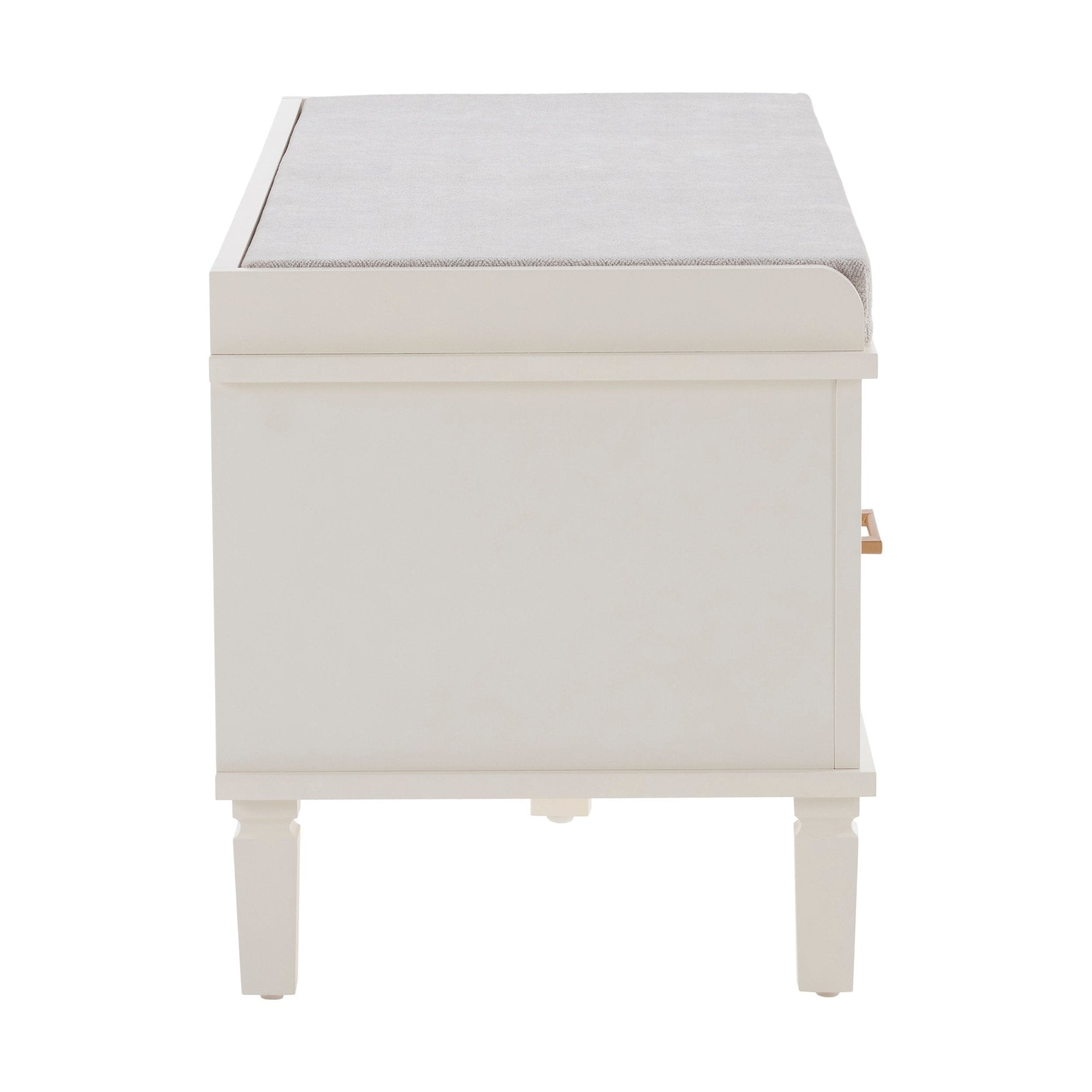 Sienna Storage Cupboard with Seat - Natural
