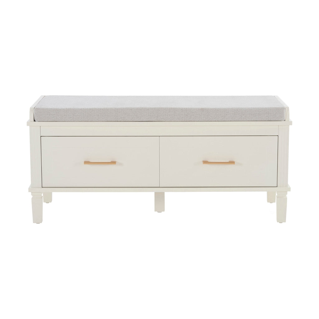 Sienna Storage Cupboard with Seat - Natural