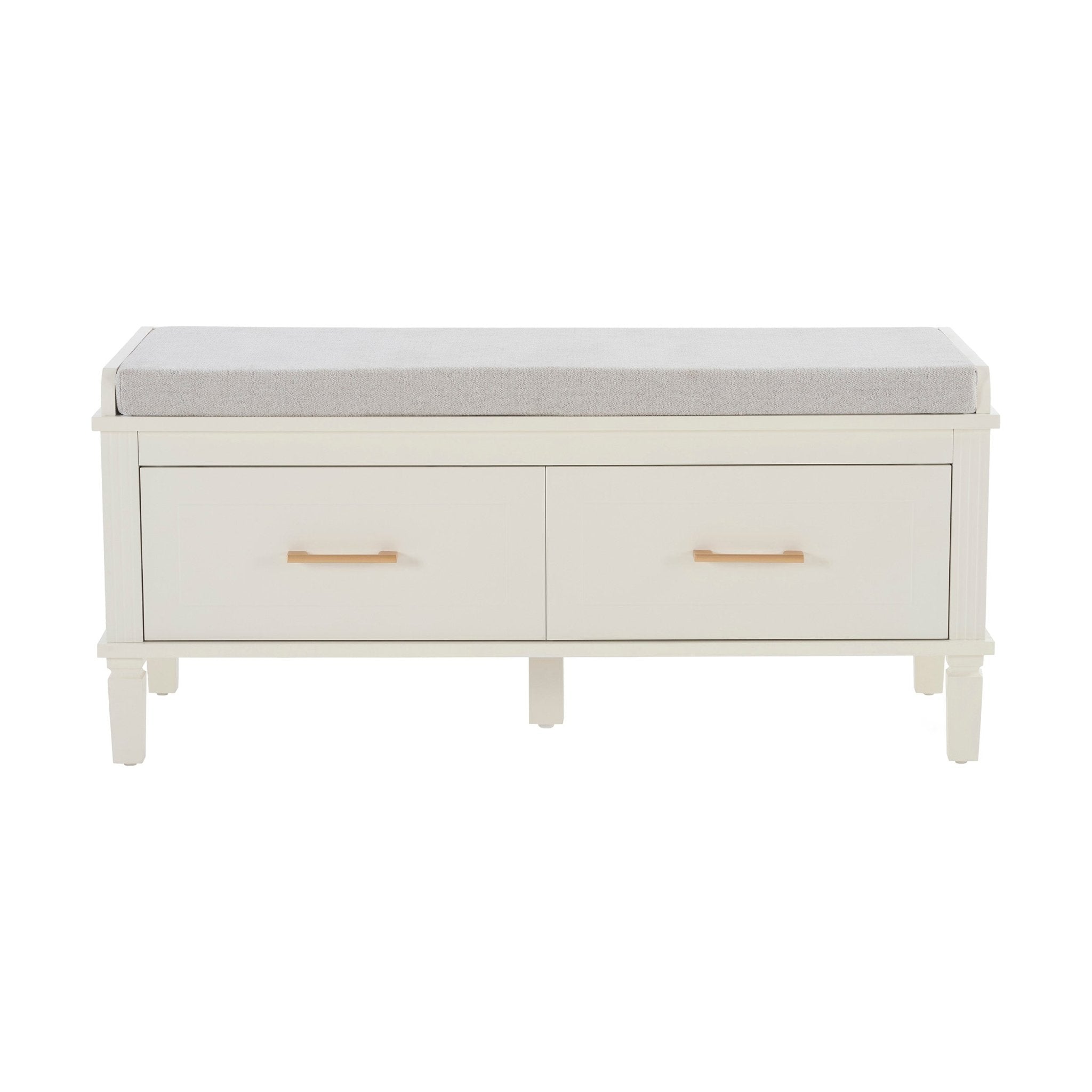 Sienna Storage Cupboard with Seat - Natural