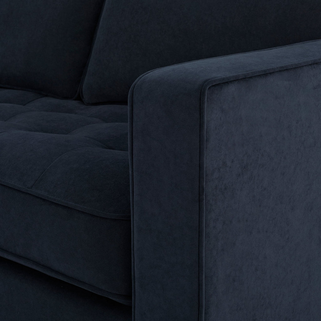 Sloane Left Hand Corner Sofa - Midnight