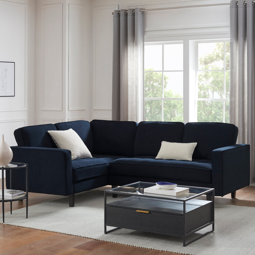 Sloane Left Hand Corner Sofa - Midnight
