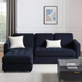 Sloane Left Hand Storage Chaise Sofa - Midnight