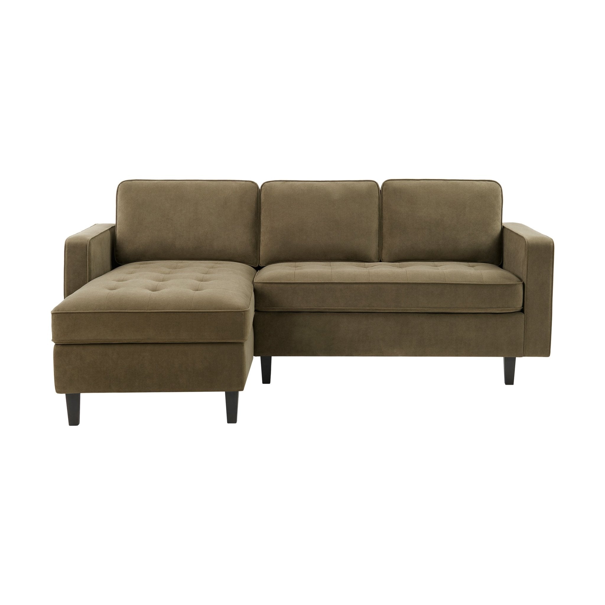 Sloane Left Hand Storage Chaise Sofa - Olive