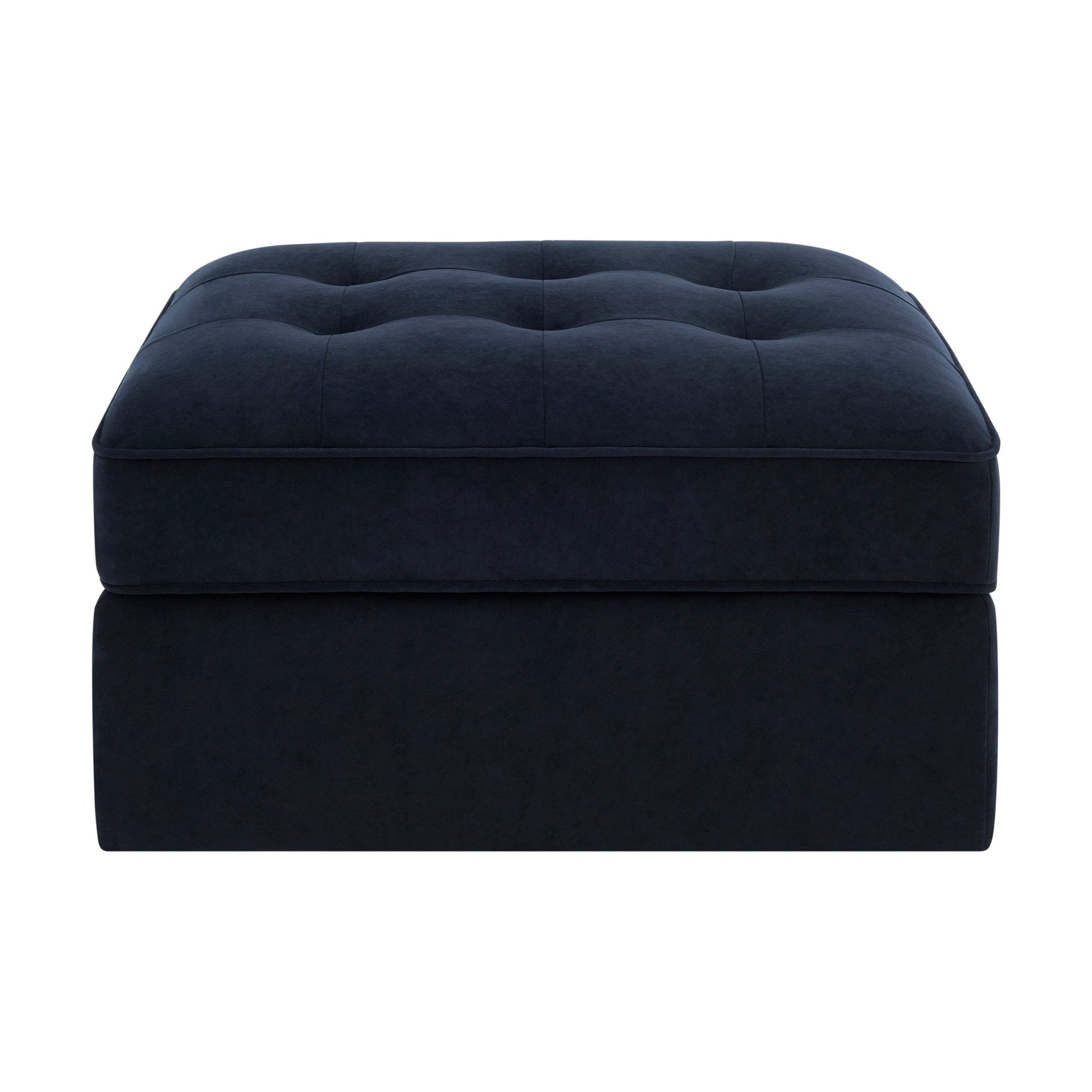 Sloane Ottoman Storage Pouffe- Midnight