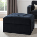 Sloane Ottoman Storage Pouffe- Midnight