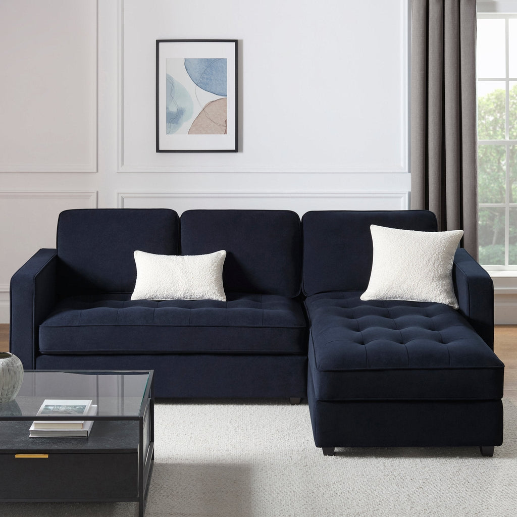 Sloane Right Hand Storage Chaise - Midnight